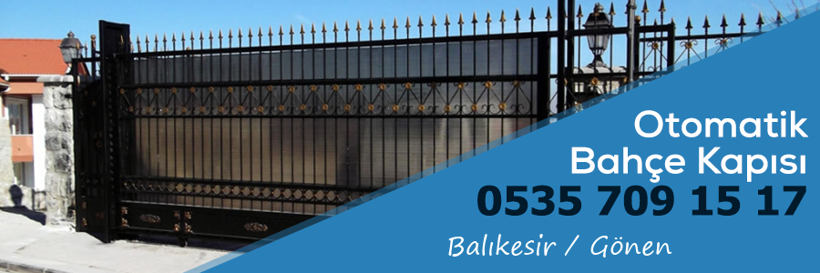Balıkesir Gönen Otomatik Bahçe Kapısı